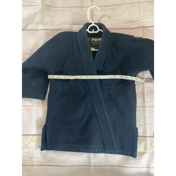 Fuji Kids Black Jiu Jitsu Judo Gi Top ONLY - C0 - Picture 8 of 9